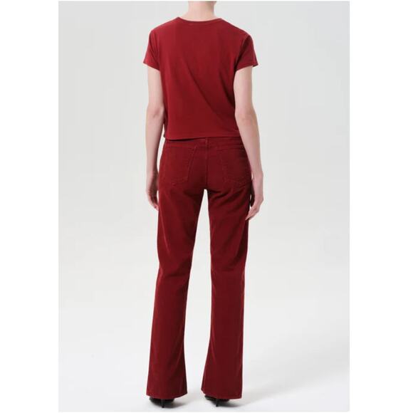 Agolde Brick Corduroy Mid Rise Kick Boot Jeans Size 27 - Picture 2 of 13